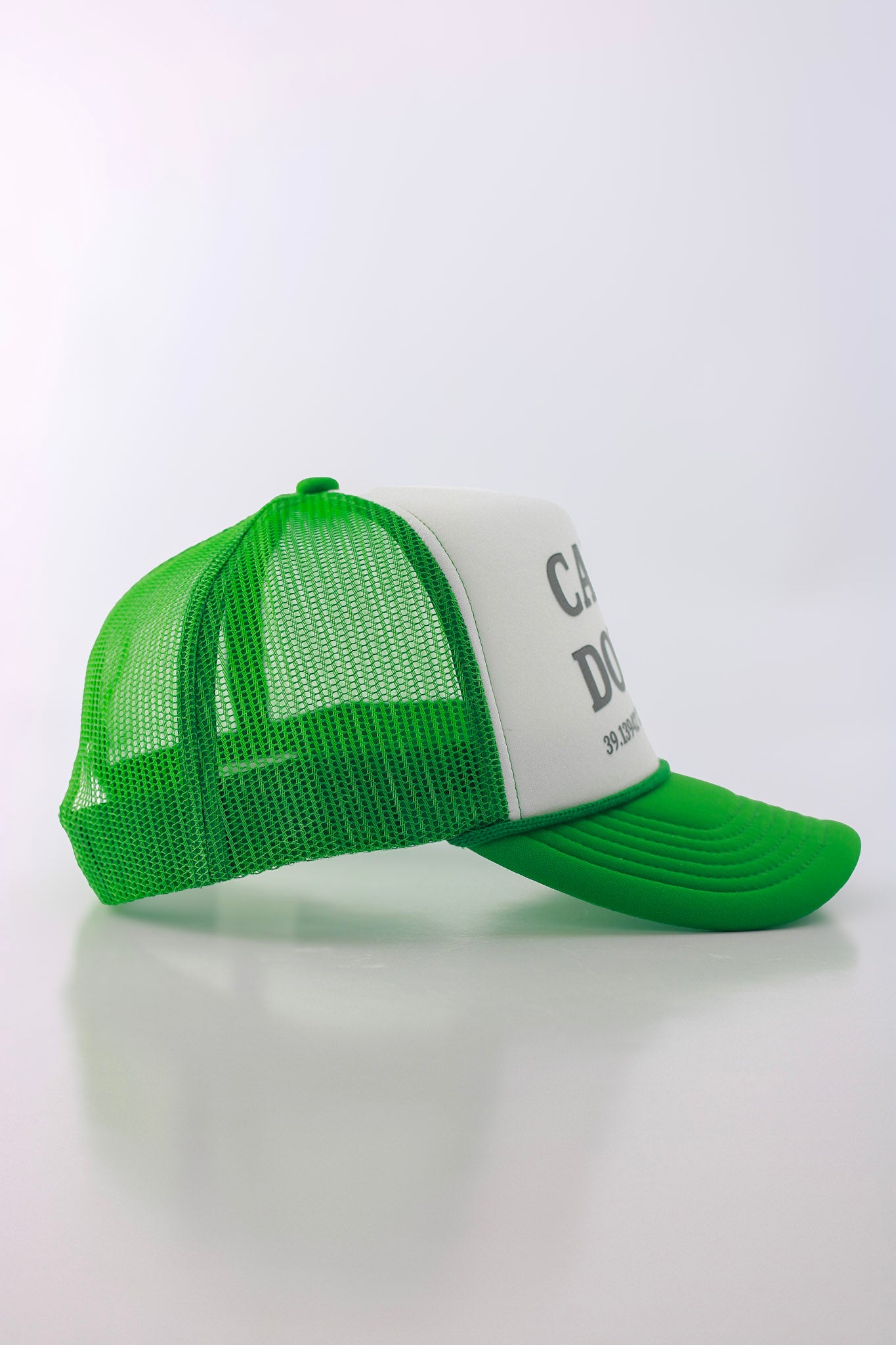 CALM DOWN HAT: BLACK, WHITE, GREEN