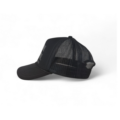 "BLACKED OUT" | CALM DOWN HAT : BLACK, BLACK, BLACK