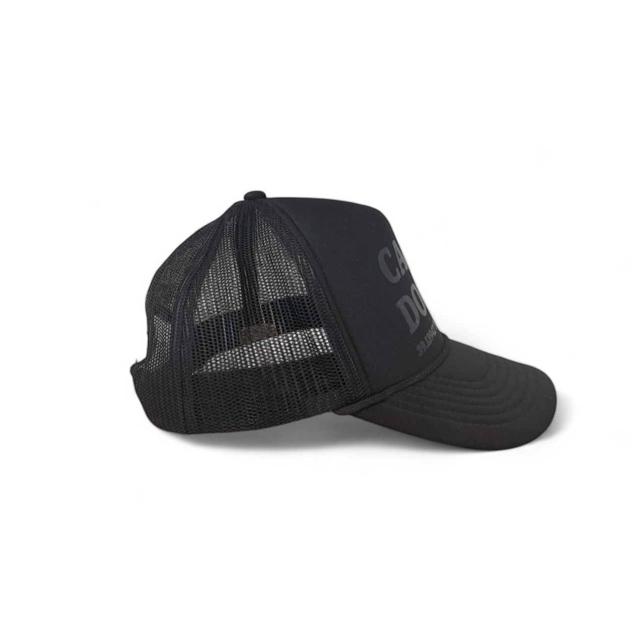 "BLACKED OUT" | CALM DOWN HAT : BLACK, BLACK, BLACK