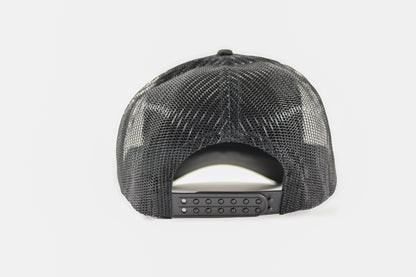 CALM DOWN HAT: BLACK, BLACK PANEL